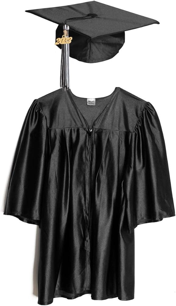 Happy Graduates Preschool and Kindergarten Graduation Cap, Gown, Tassel and 2023 Charm Sets | Amazon (US)