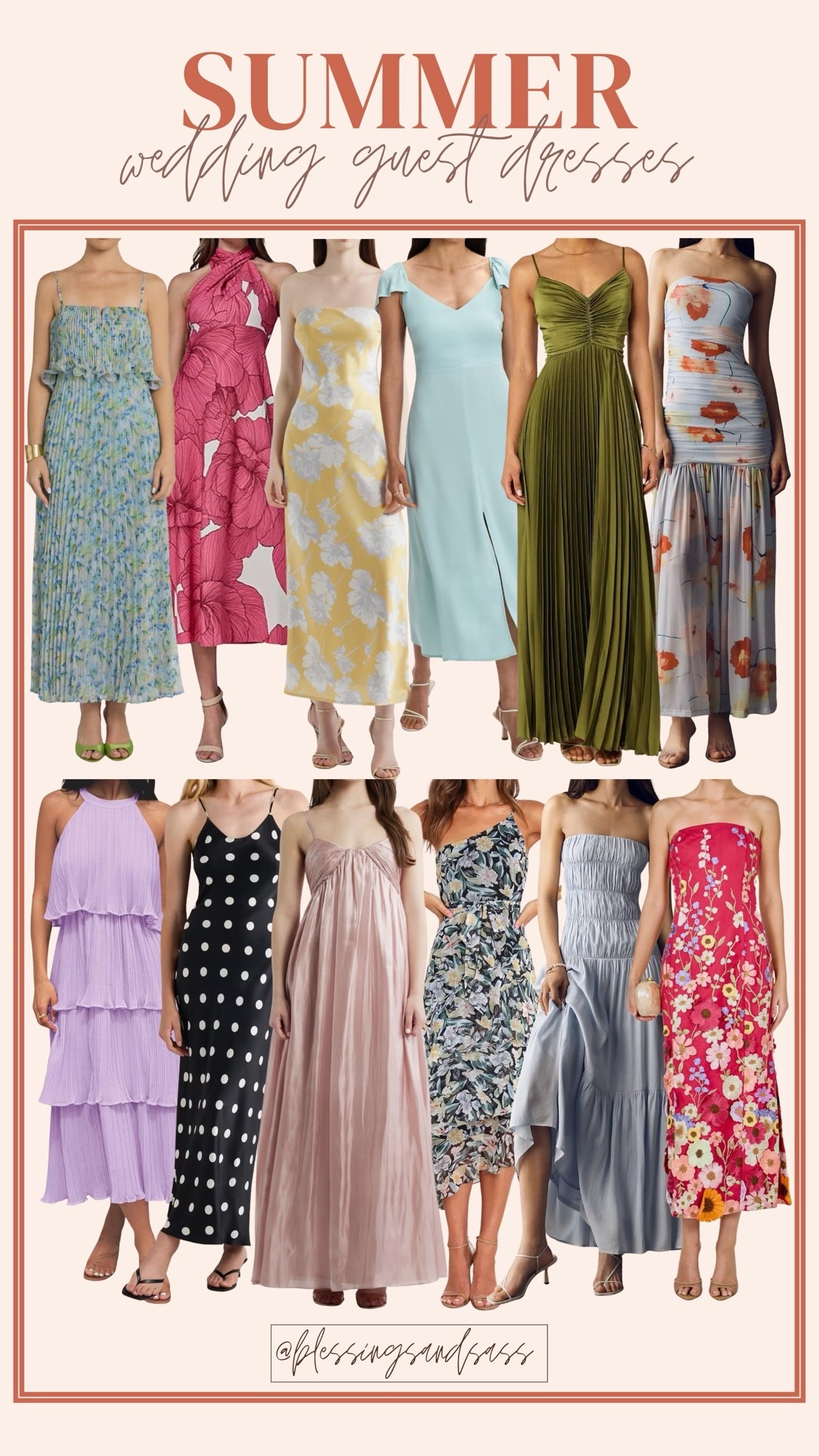 Summer wedding guest dresses! 

Wedding guest, summer wedding, maxi dress, formal dress, summer dress, ageless style, over 60 fashion

#LTKSeasonal #LTKWedding