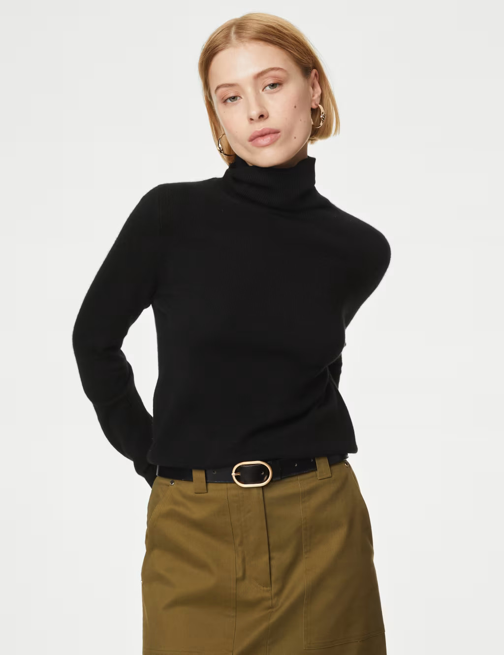 Pure Cashmere Roll Neck Jumper | Autograph | M&S | Marks & Spencer (UK)