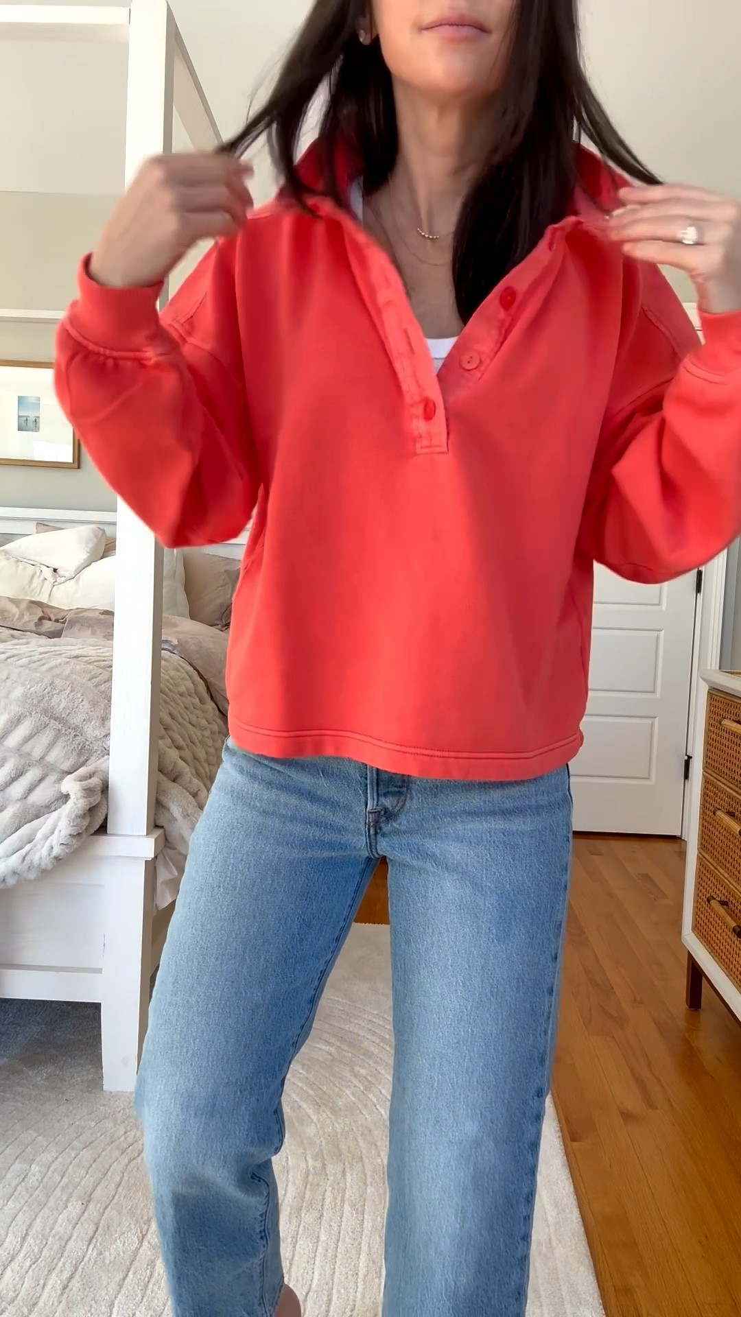 Size up one in these jeans ! They run small. Top is 45% off ! 



#LTKgrwm #LTKootd #LTKdayinmylife