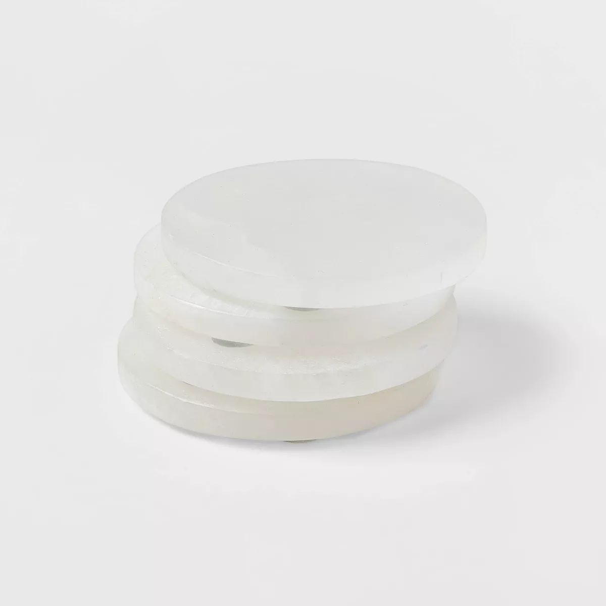 4pk Marble Alabaster Coasters - Threshold™ | Target
