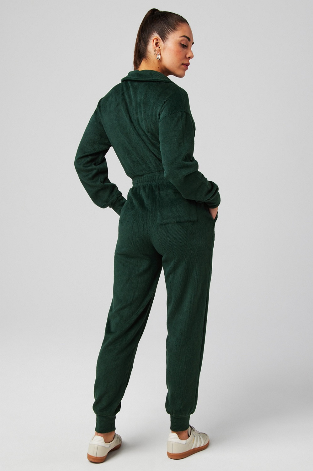 Cozy Cord Zip Onesie | Fabletics - North America