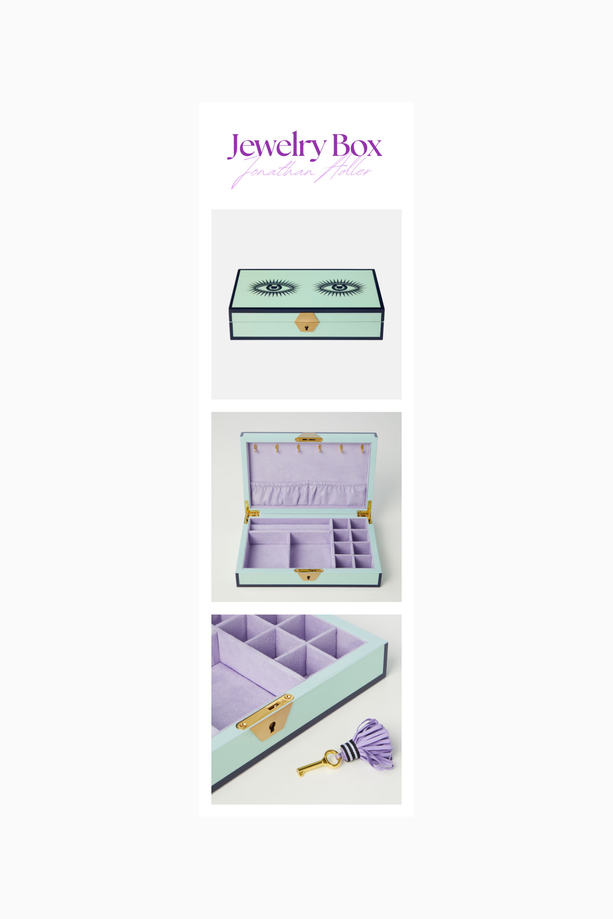 Jewelry Box｜Home Décor Gift Ideas for Stylish Interiors 💍💎
A glossy lacquered jewelry box in ice blue and lavender — playful, elegant, and design-forward 💍💎 Perfect for anyone who loves decorative home pieces that feel personal and refined.
#JewelryBox #HomeDecorGifts #DecorativeObjects #StylishInteriors #DesignerHome #HomeGiftIdeas #HousewarmingGift #LuxuryHomeDecor #LacquerBox #InteriorInspo #LTKFinds 

 #LTKbeauty #LTKhome #LTKgiftguide