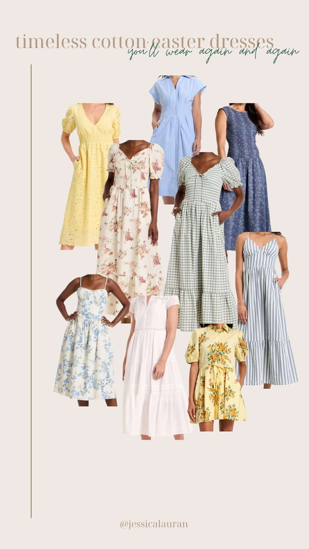 Timeless 100% cotton Easter dresses you’ll wear all spring and summer long for years to come!

#LTKOver40 #LTKWedding #LTKSaleAlert
