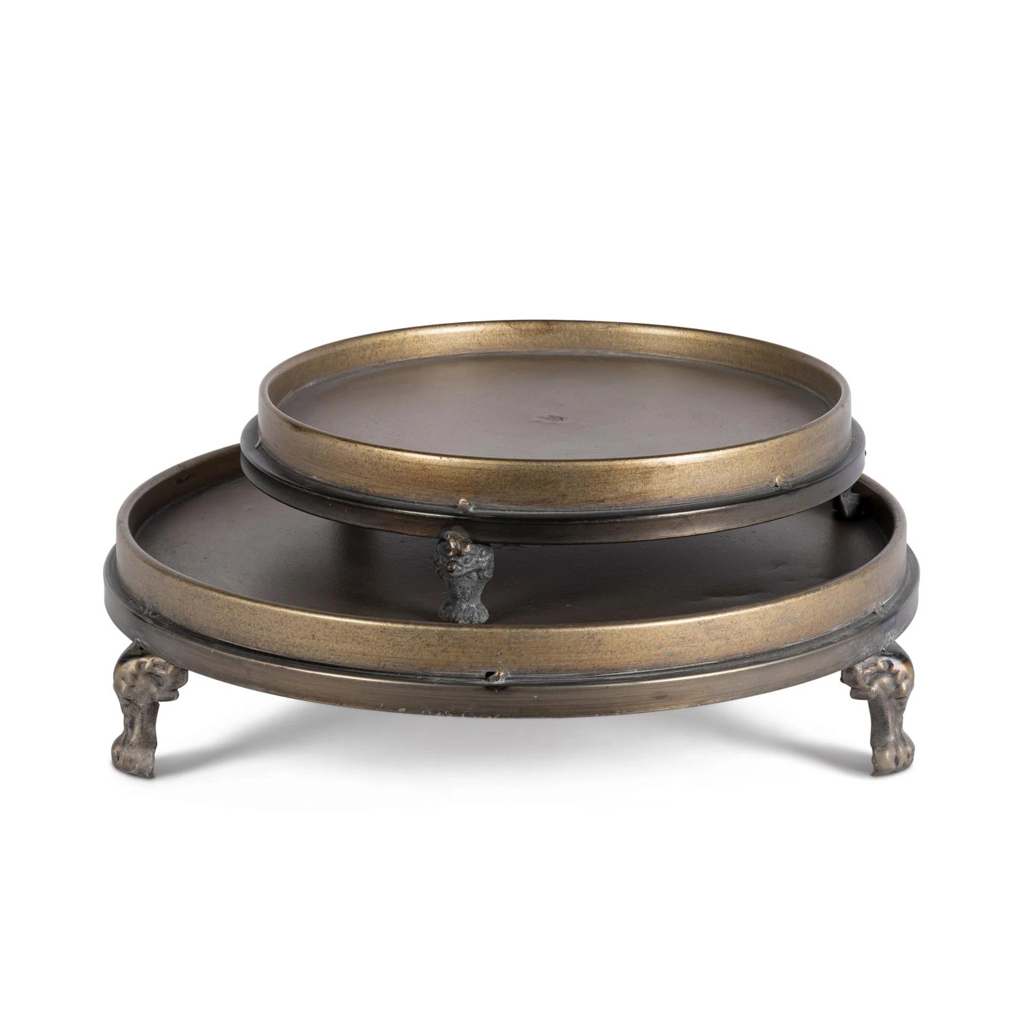 Country French Iron Tray - Set of 2 (Set of 2) | Wayfair North America