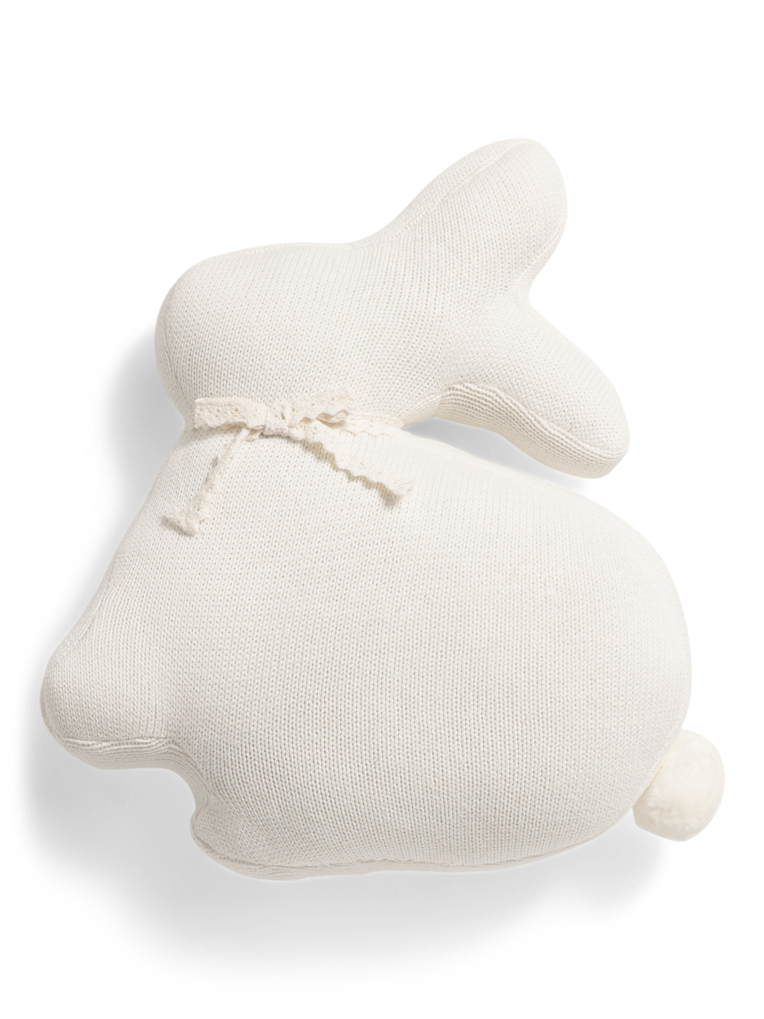 16x18 Knit Shaped Bunny Pillow | TJ Maxx