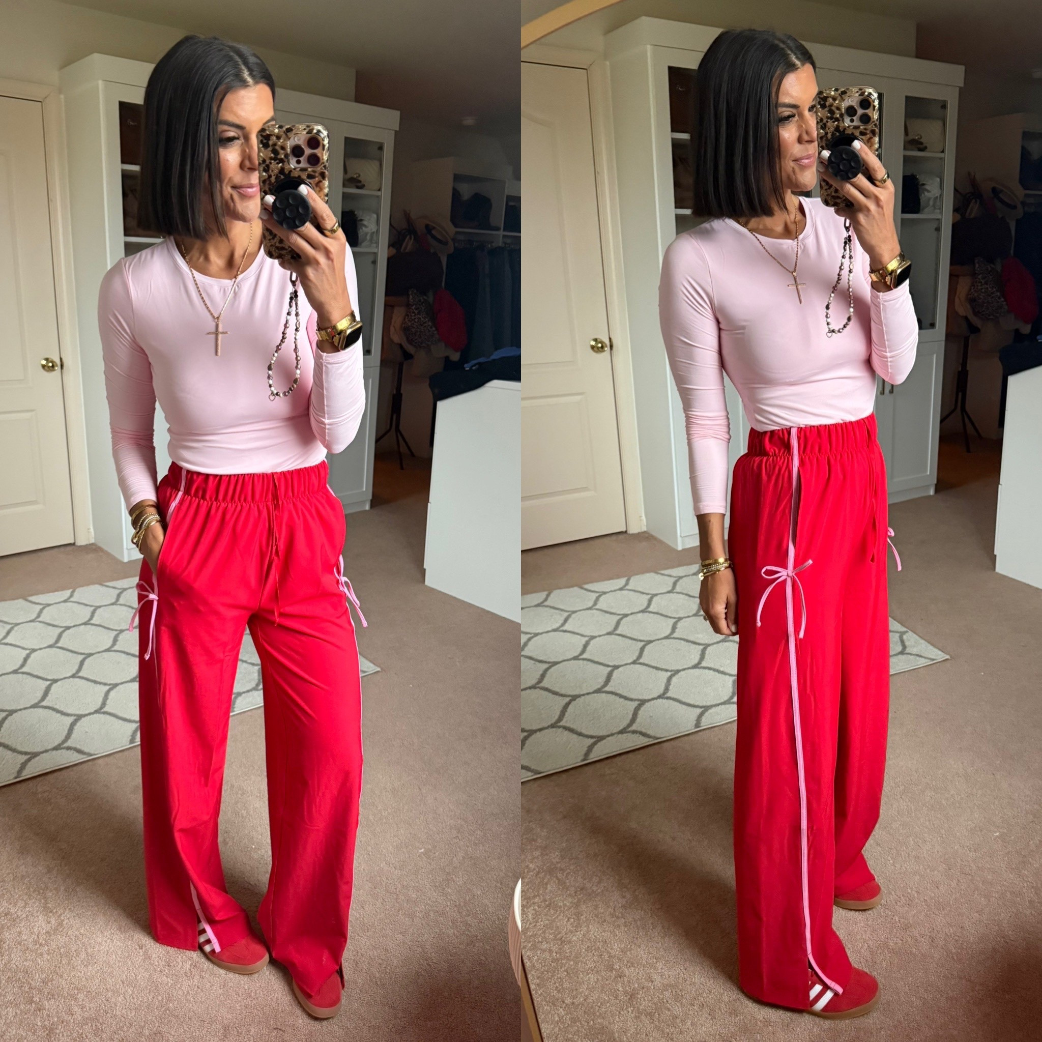 Today’s fit- target track pants on sale! Ends tonight! I’m in size small in both top and pants 

#LTKootd #LTKSeasonal #LTKFindsUnder100