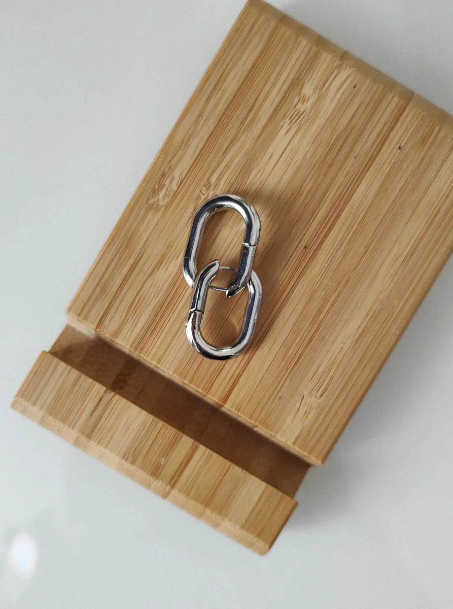 SERENITY HOOPS IN WHITE GOLD (WATERPROOF & 18K WHITE GOLD PLATED) | raëliv