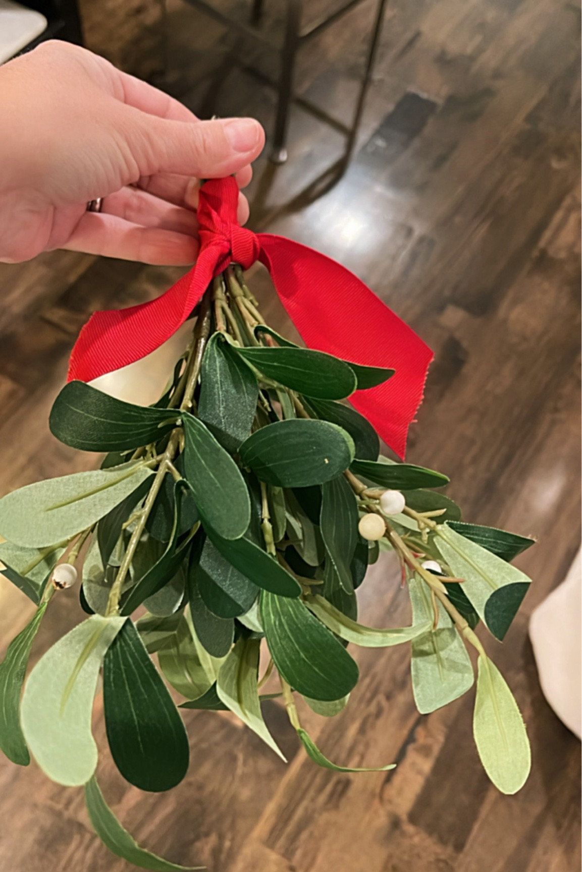 Hanging mistletoe 

#LTKHoliday #LTKSeasonal