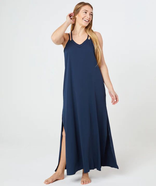 The Savannah Strappy Maxi Dress with Built-In Bra | Shebird