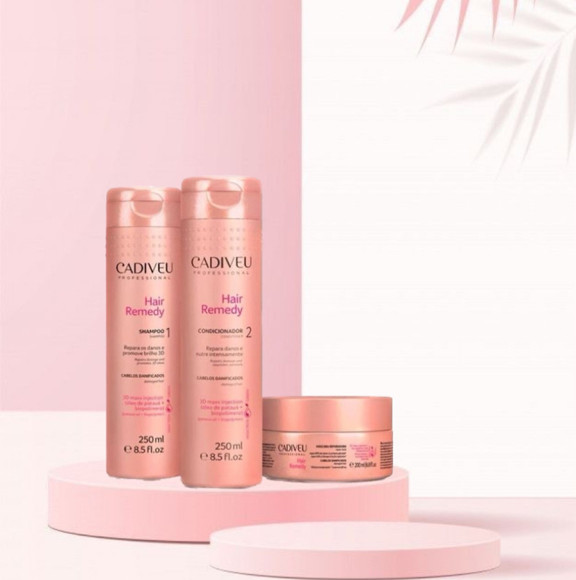 Kit Cadiveu – Shampoo 250 ml + Condicionador 250 ml + Máscara 200 ml 😍

A Linha Cadiveu Professional Hair Remedy ideal para cabelos danificados, limpa, desembaraça e condiciona os fios ao mesmo tempo em que repara os danos sofridos.

#LTKbrasil