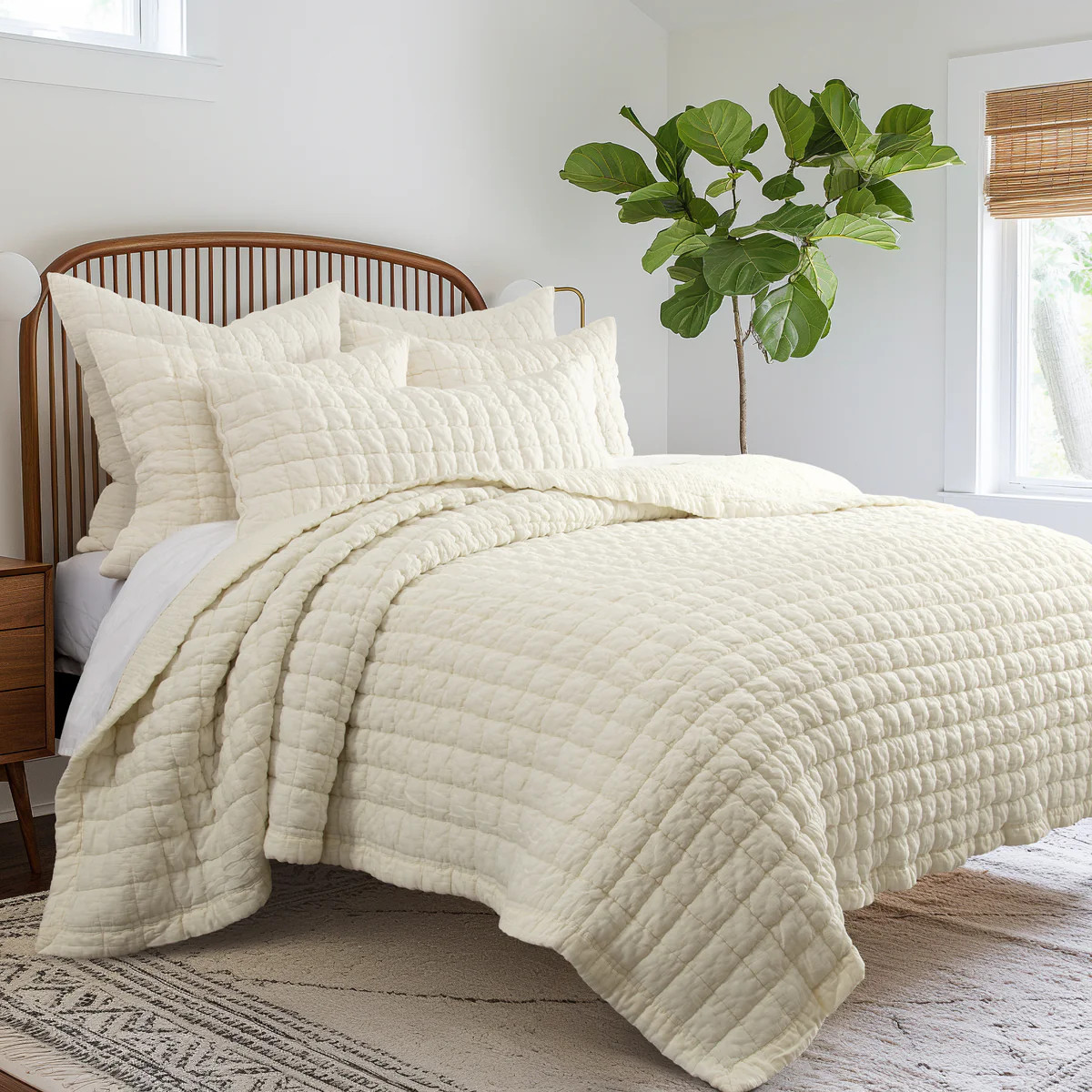 Whisper Cream Quilt Set | Levtex Home