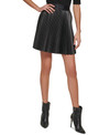 Click for more info about DKNY Women's Faux-Leather Pleated Pull-On Mini Skirt & Reviews - Skirts - Women - Macy's