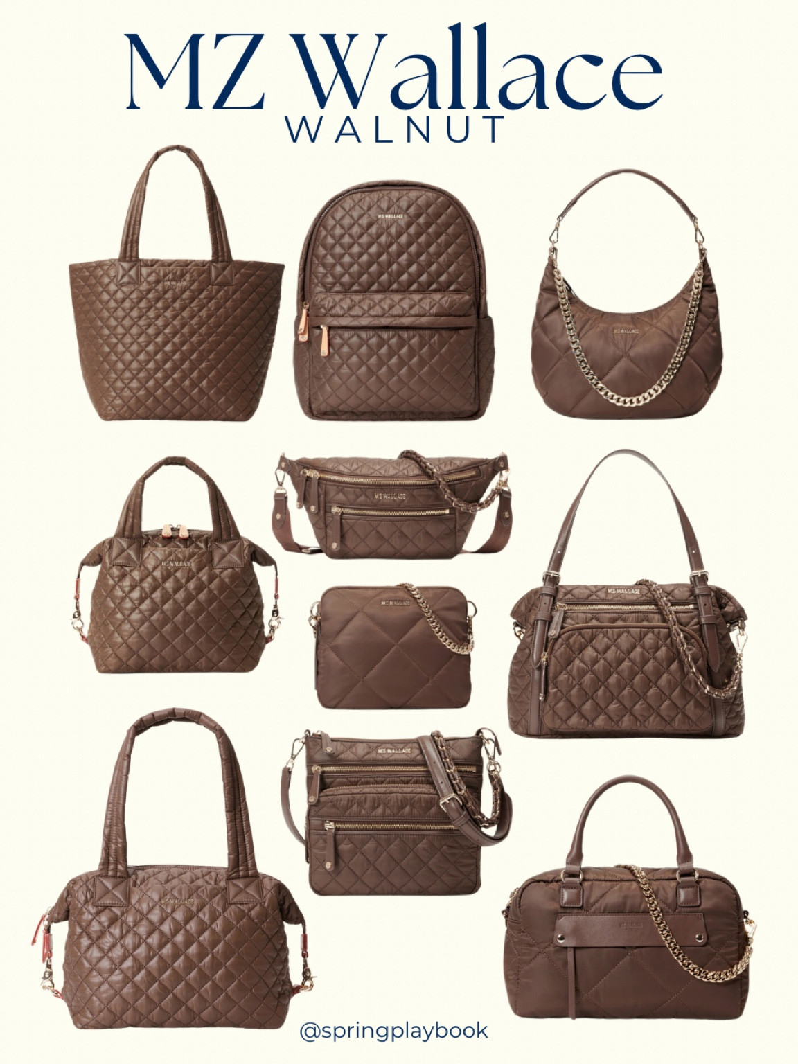 My favorite purse brand re-released their brown! MZ Wallace Walnut is a beautiful deep chocolate brown. The nylon fabric reflects light making it bright & clear. This is a great color for warm-tone seasons: Spring & Autumn

#createdcolorful #createdcolorfulspring #hocspring #tcispring #pcaspring #lightspring #warmspring #truespring #brightspring #clearspring #paintboxspring #bluespring #hocautumn #trueautumn #warmautumn #darkautumn

#LTKTravel #LTKItBag #LTKStyleTip
