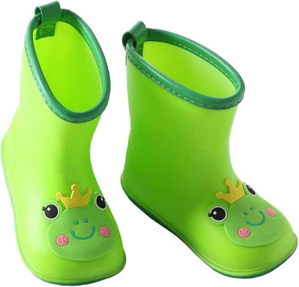 never Rainboots for Baby Boots Waterproof Rain Boots for Children PVC Rubber Colorful Cute Cartoo... | Amazon (US)