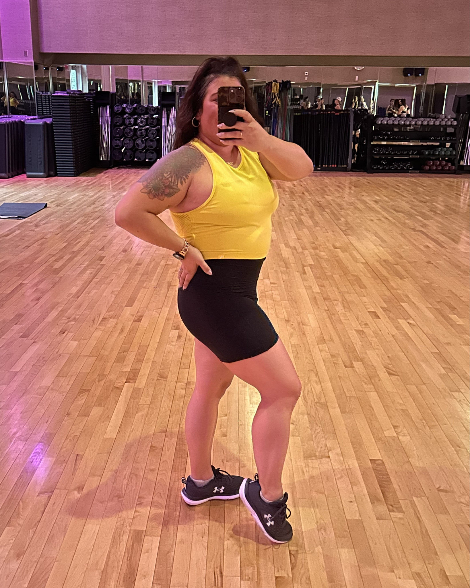 🐝 vibes

The Joy Lab crop top is one of my new favorites for my Dance Jam classes. It’s got grata support and a fun detail on the back.

Racerback style top, high support, fun and funky pop of color 💛

As always, I’m rocking my everyday jewelry favorites but swapped my chain link necklace today for my custom 1989 necklace 🫶✨

#LTKActive #LTKMidsize