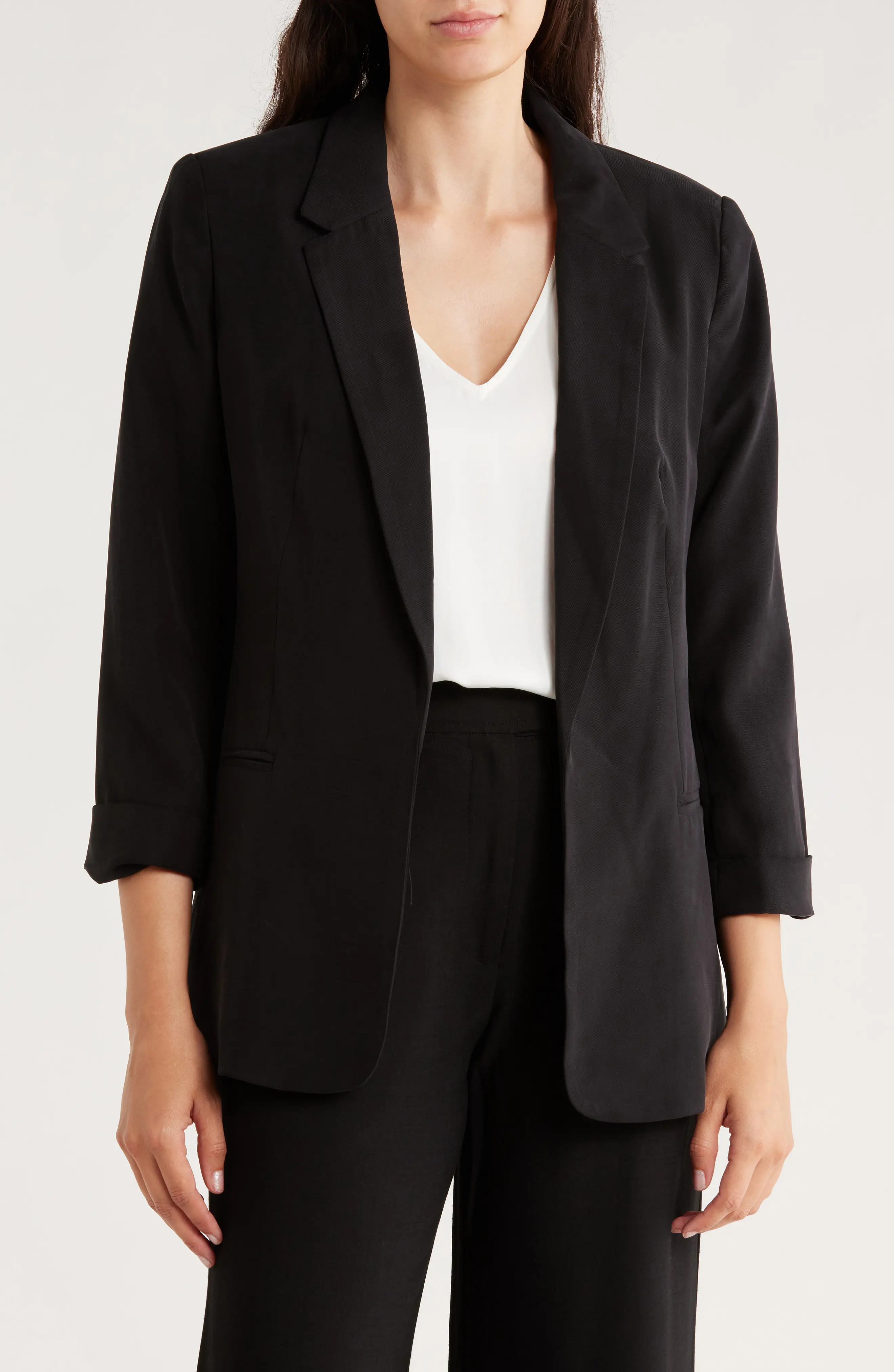 T Tahari Open Boyfriend Blazer (Women) | Nordstromrack | Nordstrom Rack