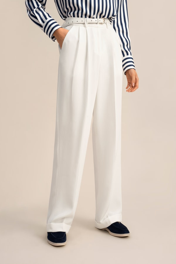 LILYSILK Silk Pants Women Wrinkle-Resistant Natural White 6 | LILYSILK