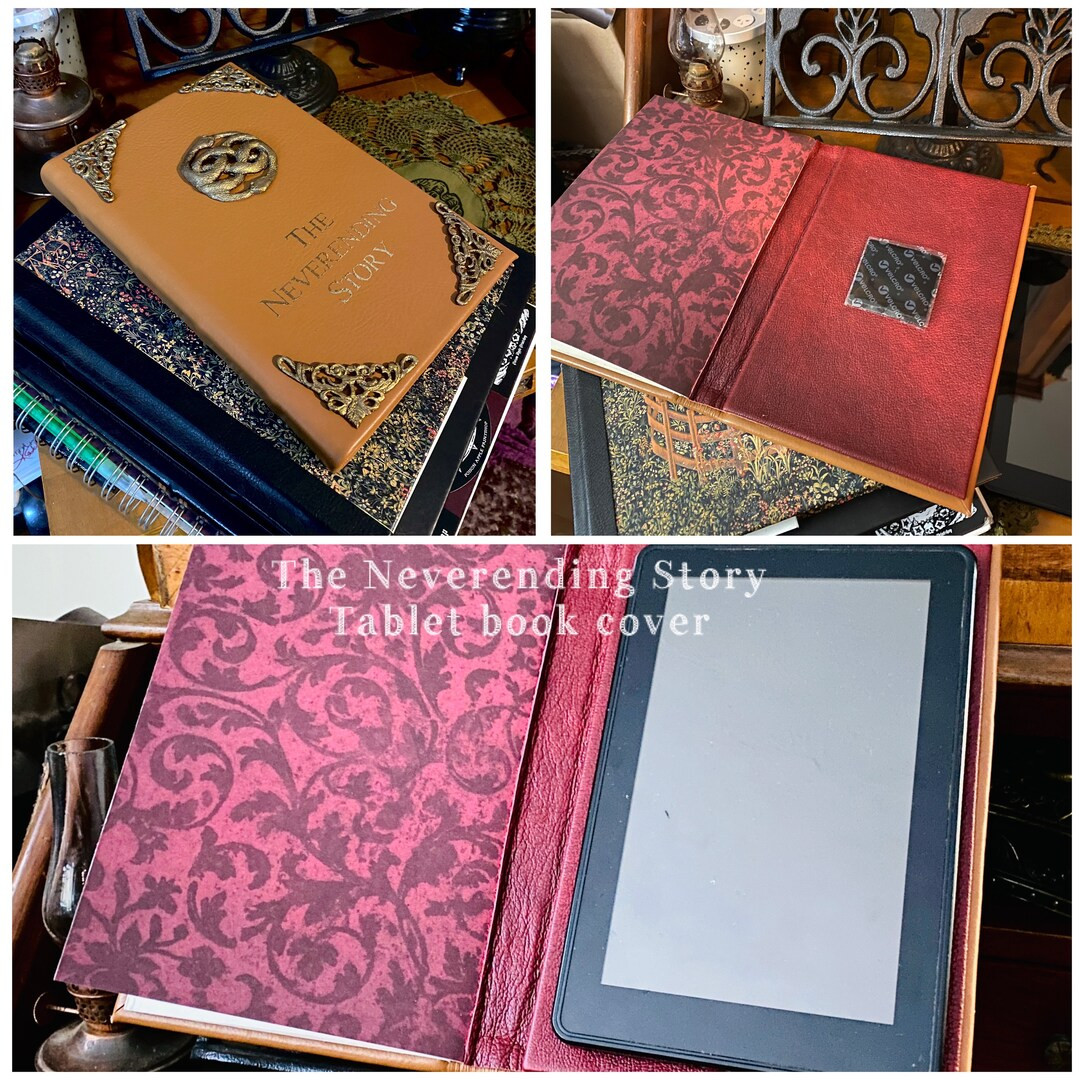 NEW! The Neverending Story Leather Tablet Cover for 6"-8" Tablets (kindle fire, iPad mini, kindle... | Etsy (US)