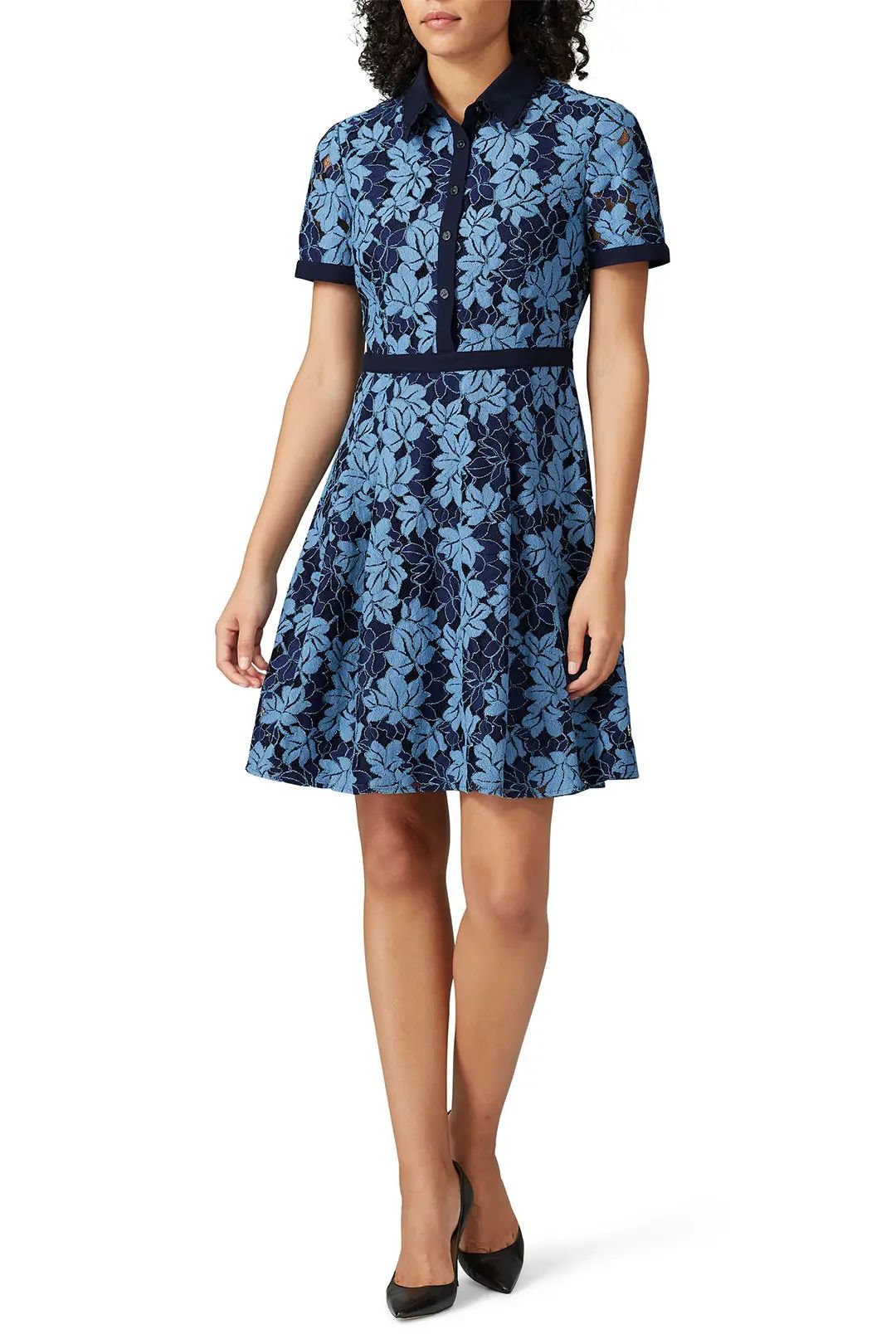 Draper James Collection Lace Shirtdress | Rent The Runway
