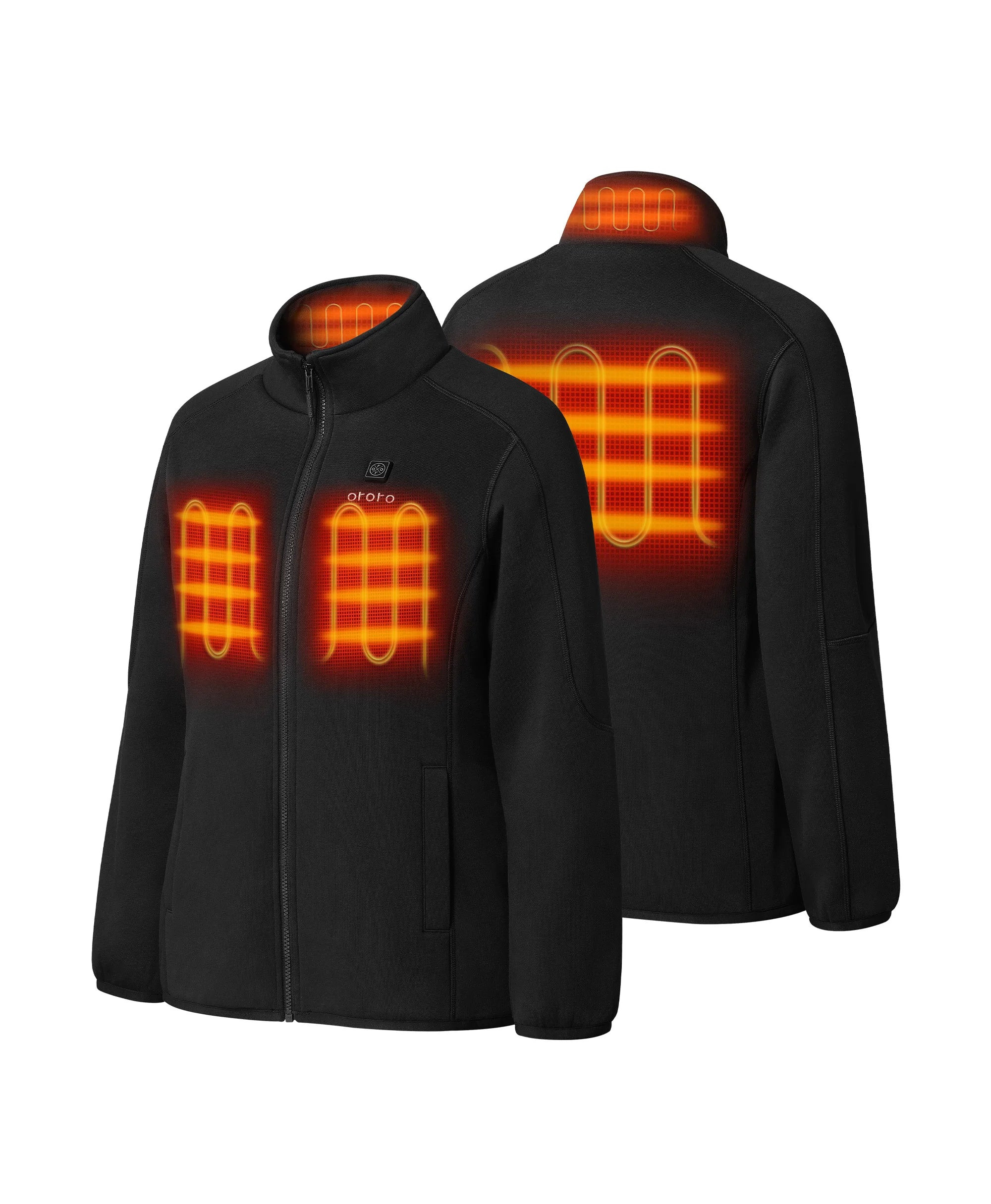Women Heated Fleece Jacket with Rechargeable Battery | ororo | ORORO