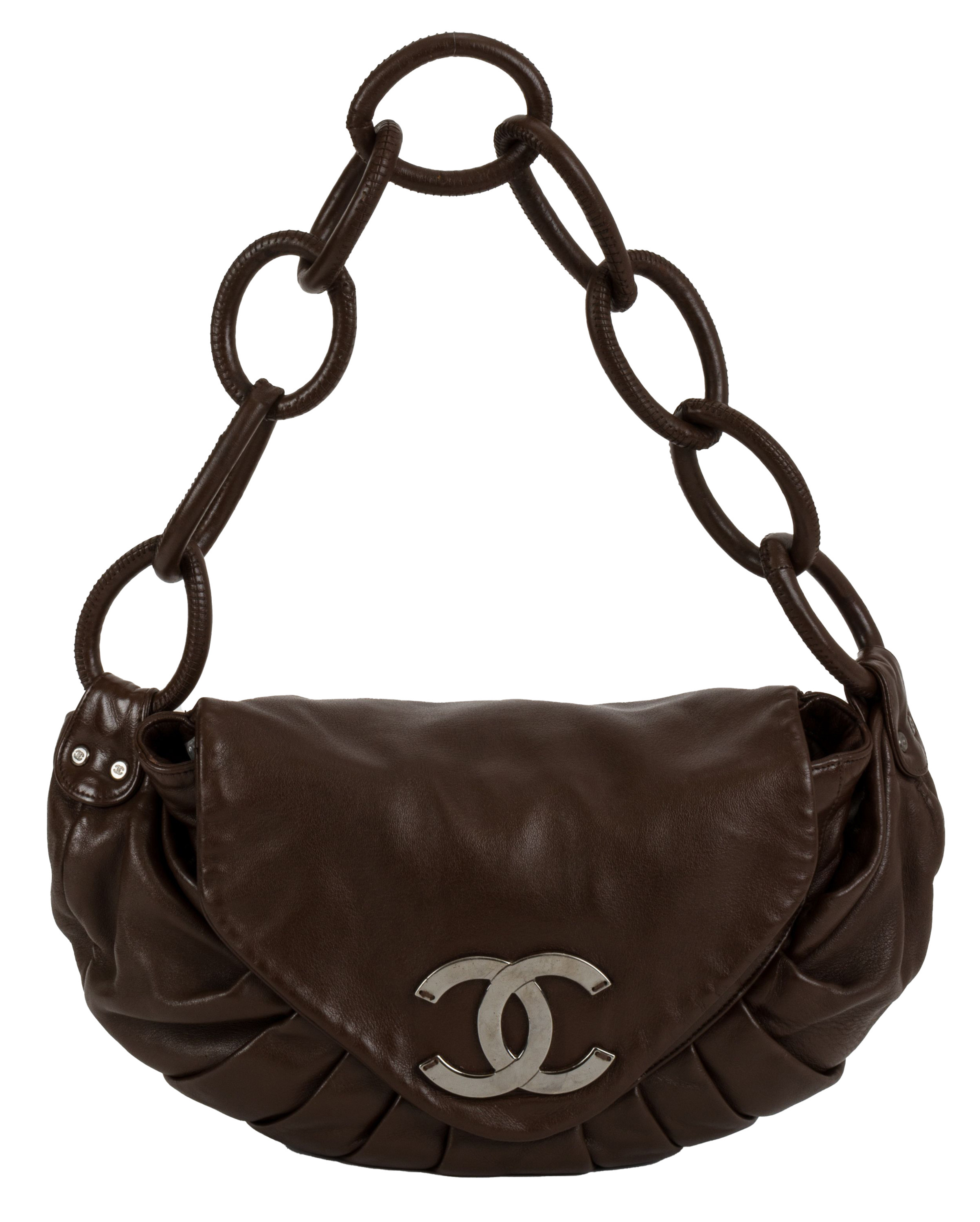 Chanel Chocolate Croissant Shoulder Tote | One Kings Lane