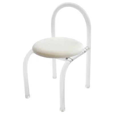 Modern Minimalist Acrylic Chair, Makeup Chair, Acrylic Clear Desk Chair- 15.75"(D)*15.75"(W)*28.35"(H) | Wayfair North America