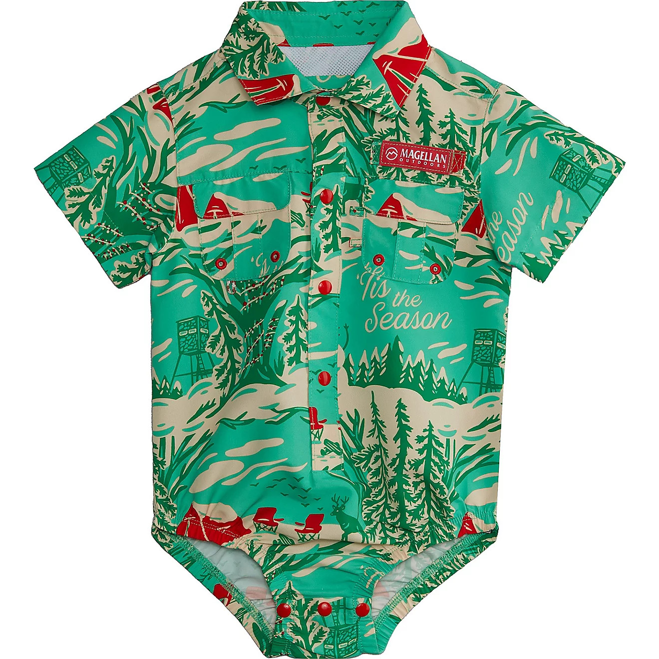 Magellan Outdoors Infant Boys' Laguna Madre Holiday Onesie | Academy | Academy Sports + Outdoors