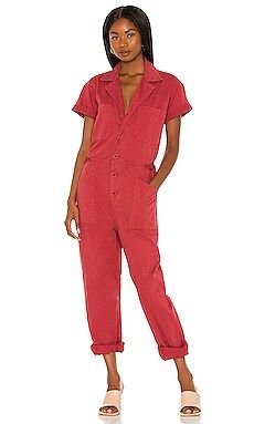 PISTOLA Grover Field Suit in Crimson Red from Revolve.com | Revolve Clothing (Global)