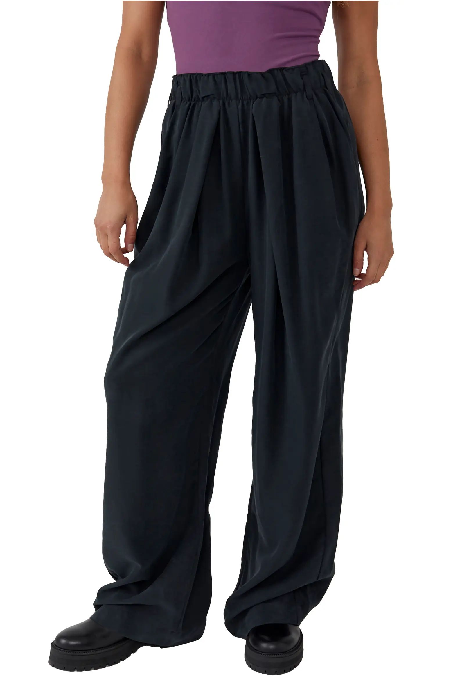 Free People Nothin To Say Pleat Trousers | Nordstrom | Nordstrom