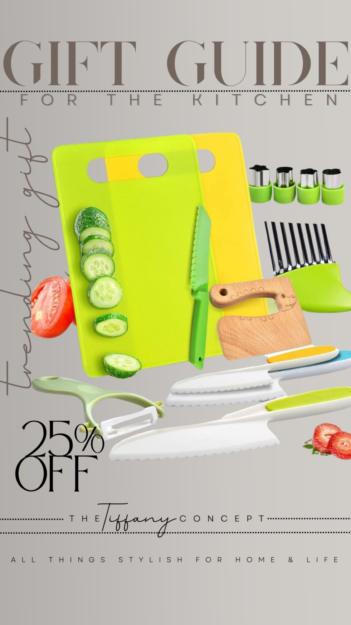 These kid kitchen cutting set is a trending gift idea this holiday. Help that kid in your life keep their brain learning and engaged while safely helping in the kitchen. This trending gift is on sale right now during the AMAZON BLACK FRIDAY SALE

#LTKGiftGuide #LTKSaleAlert #LTKFamily