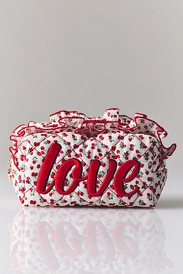 Shiraleah Quilted Valentine Cosmetic Bag | Anthropologie (US)