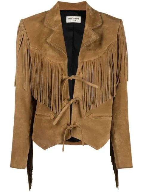 fringed suede jacket | Farfetch (US)