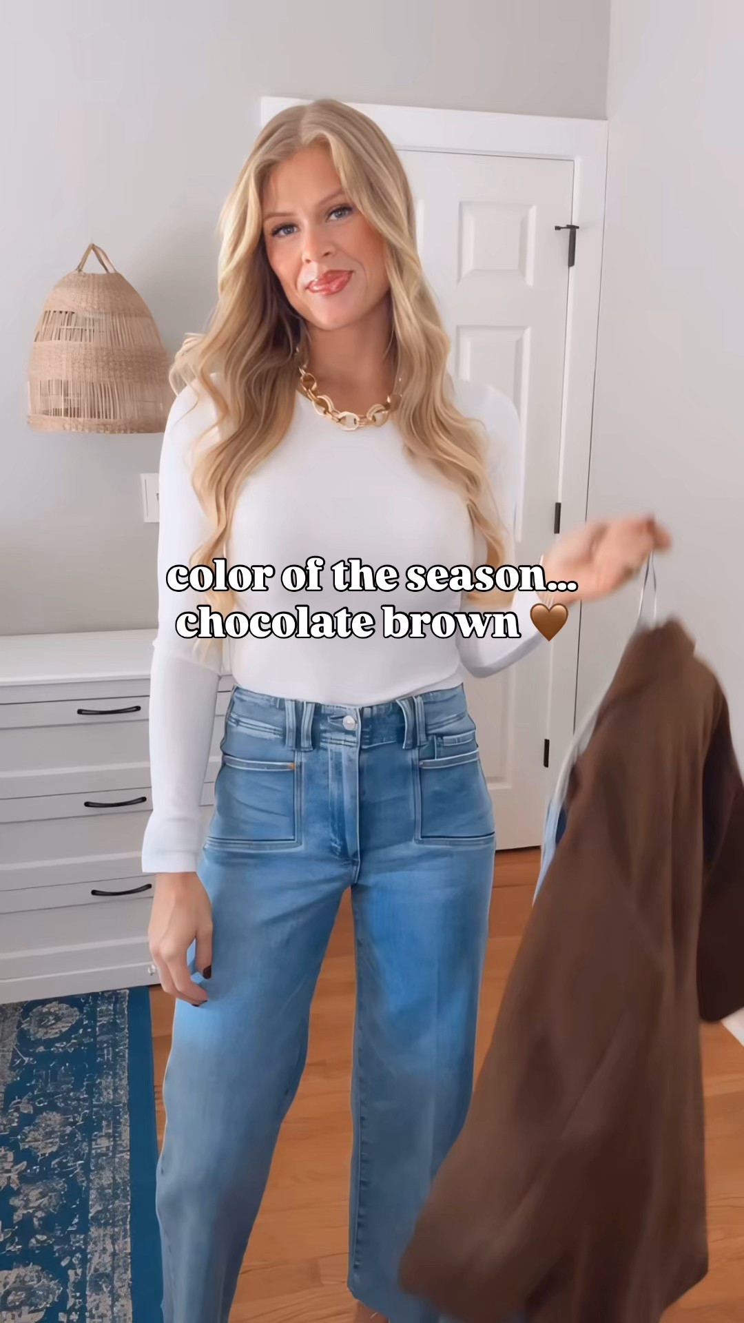 The color of the season… chocolate brown 🤎 This pea coat is the perfect addition to your winter wardrobe - I own it in several colors but of course had to get the chocolate brown!

Wearing size small in the coat, medium in the top, and size 0 in the jeans! 

#amazondeals #amazonmusthave #momstyle #winterstyle #winterfashion 

#LTKGiftGuide #LTKCyberWeek #LTKHoliday