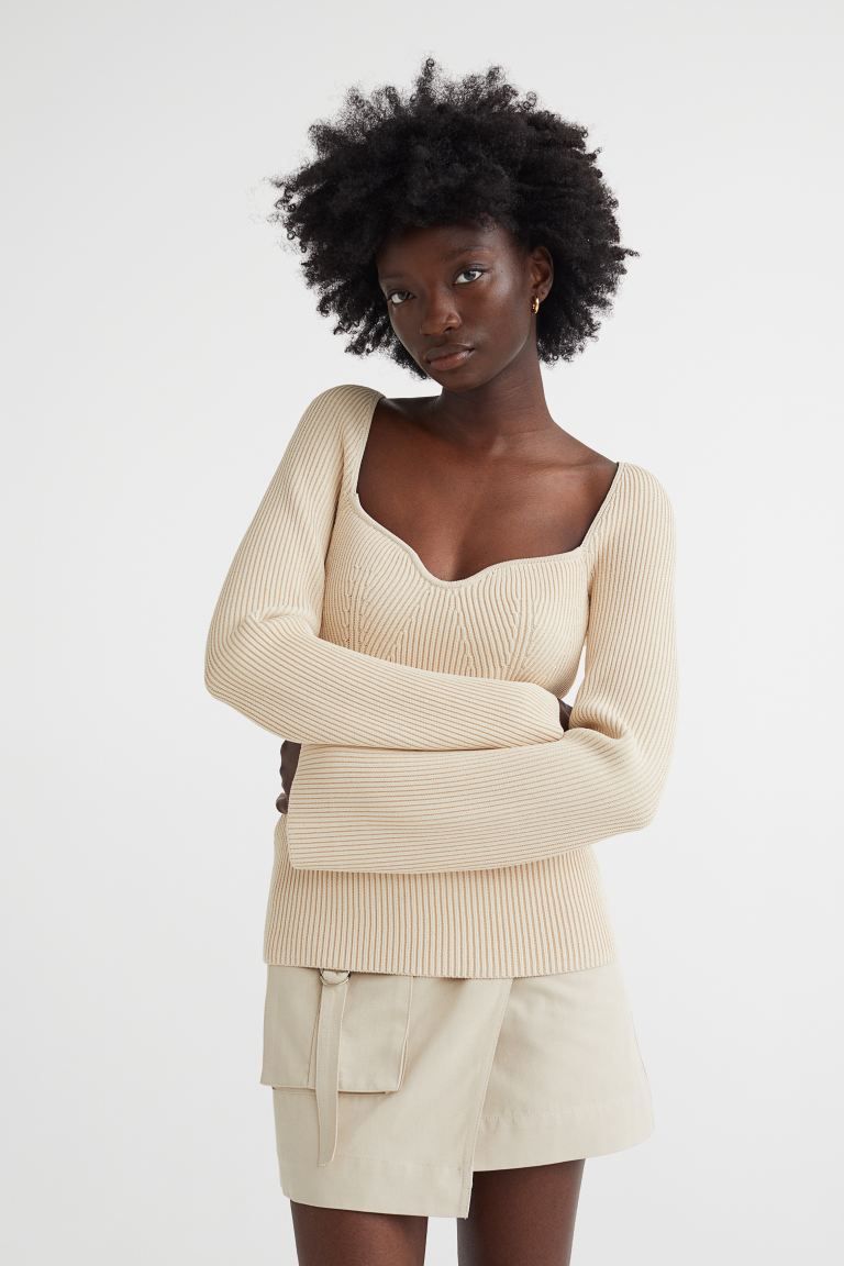 Rib-knit Top | H&M (US + CA)