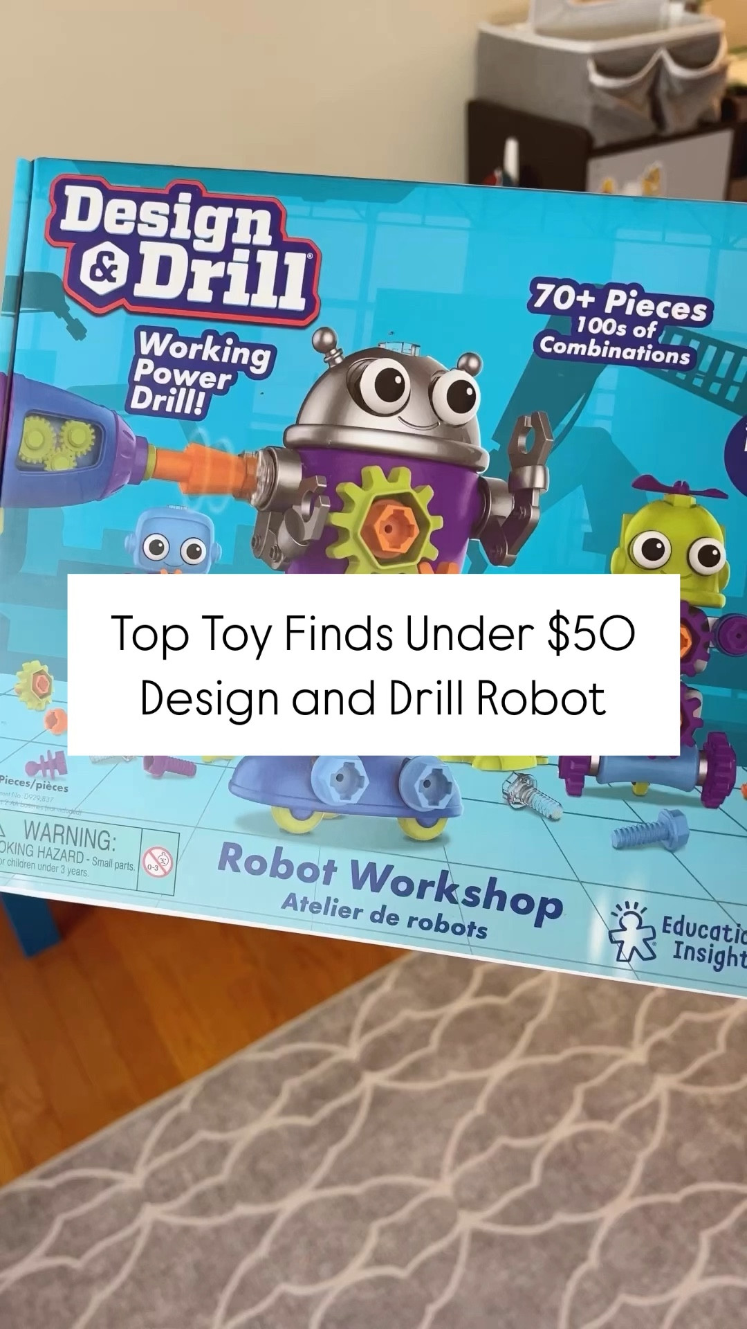 🎄 Counting down the top toy gift ideas for play and development! 🎄
Every week until Christmas, I’m sharing my favorite budget-friendly gifts under $30—engaging, fun, and perfect for helping your little ones build skills while they play 🎁✨.

This week’s pick: the Educational Insights Design & Drill Robot—just $26 on Amazon! 🤖
My 3-year-old can’t get enough of this toy. It’s perfect for sneaking in early STEM learning while keeping little hands busy. From drilling bolts to designing patterns, it’s a creative and problem-solving powerhouse! 🛠️✨

✨ Gift Idea: Design & Drill Robot
🤖 Builds: Fine Motor Skills, Creativity, Problem Solving
🧒 Ages: 3+
💰 Price: $26 on Amazon
🏡 Play: Screen-Free Fun & Independent Playtime
🔧 Bonus: Encourages STEM Learning

Hi, I’m Kristina—a former kindergarten teacher turned stay-at-home mom of 3 ❤️. I love sharing my favorite toys that support your kids’ growth in key areas like motor skills, creativity, and problem-solving. This one’s a winner for any little builder on your list! 🎄🧸



#LTKSaleAlert #LTKGiftGuide #LTKKids