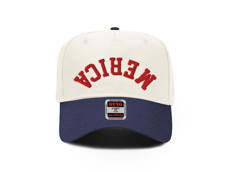 America Hat Upside Down Hat for Memorial Day Patriotic Hat 4th of July Trucker Hat for Summer Vin... | Etsy (US)