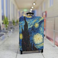 Vincent Van Gogh Starry Night Protective Luggage Cover, Suitcase For Travel & Gifts | Etsy (US)