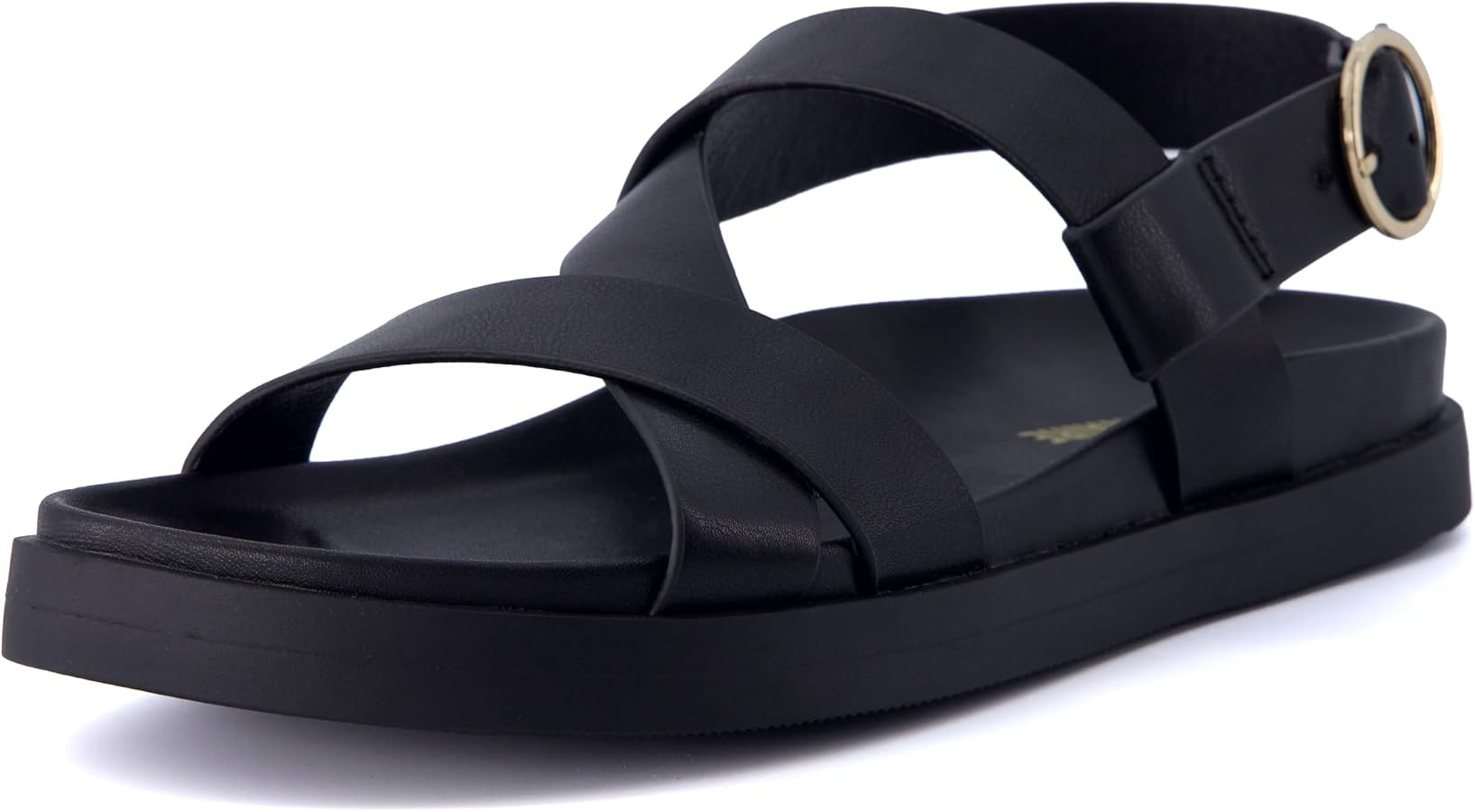 CUSHIONAIRE Women's Eve footbed sandal with +Comfort, Wide Widths Available | Amazon (US)