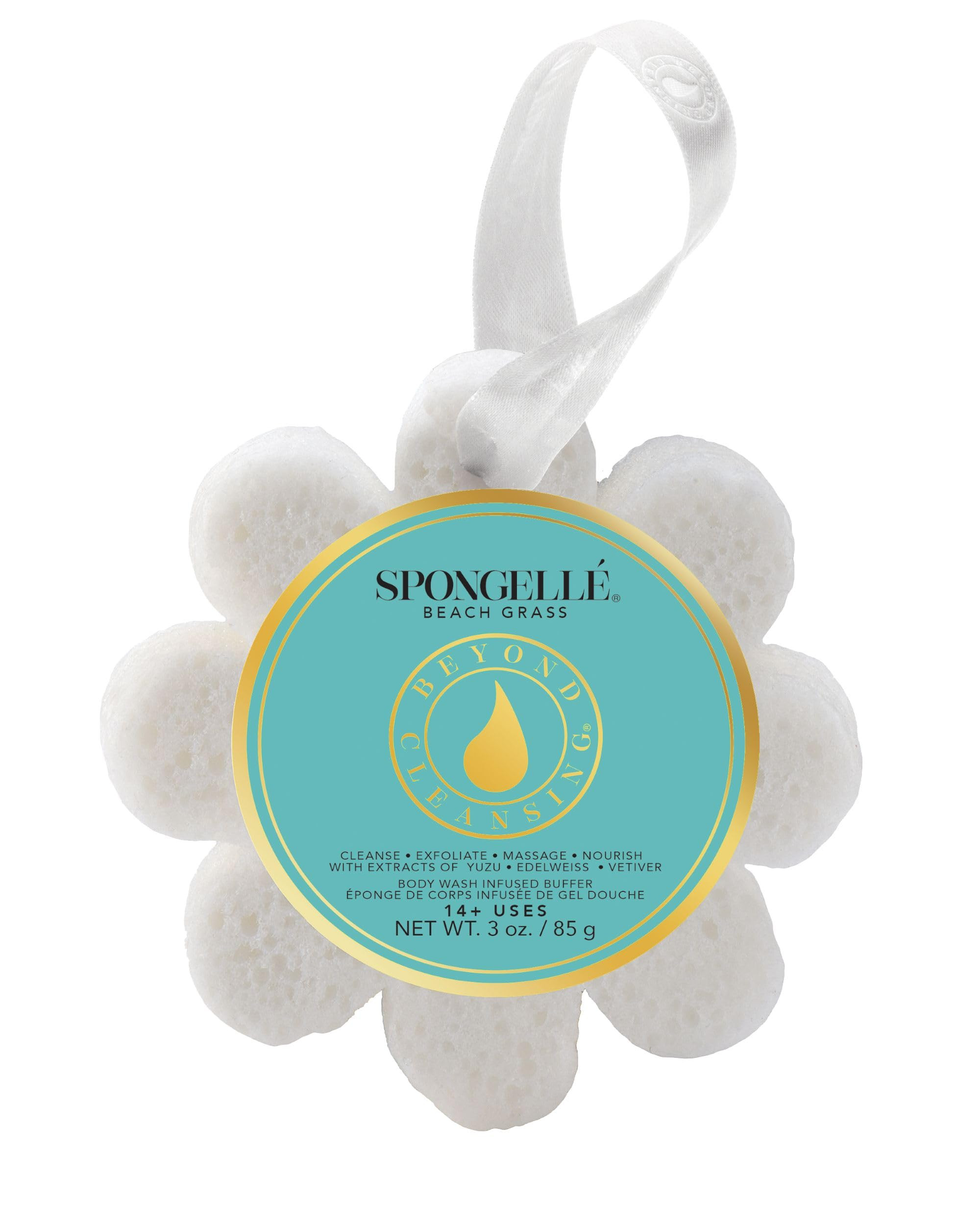 Spongellé Freesia Pear Wild Flower Bath Sponge | Built-In Body Wash & Body Scrubber, Shower Loof... | Amazon (US)