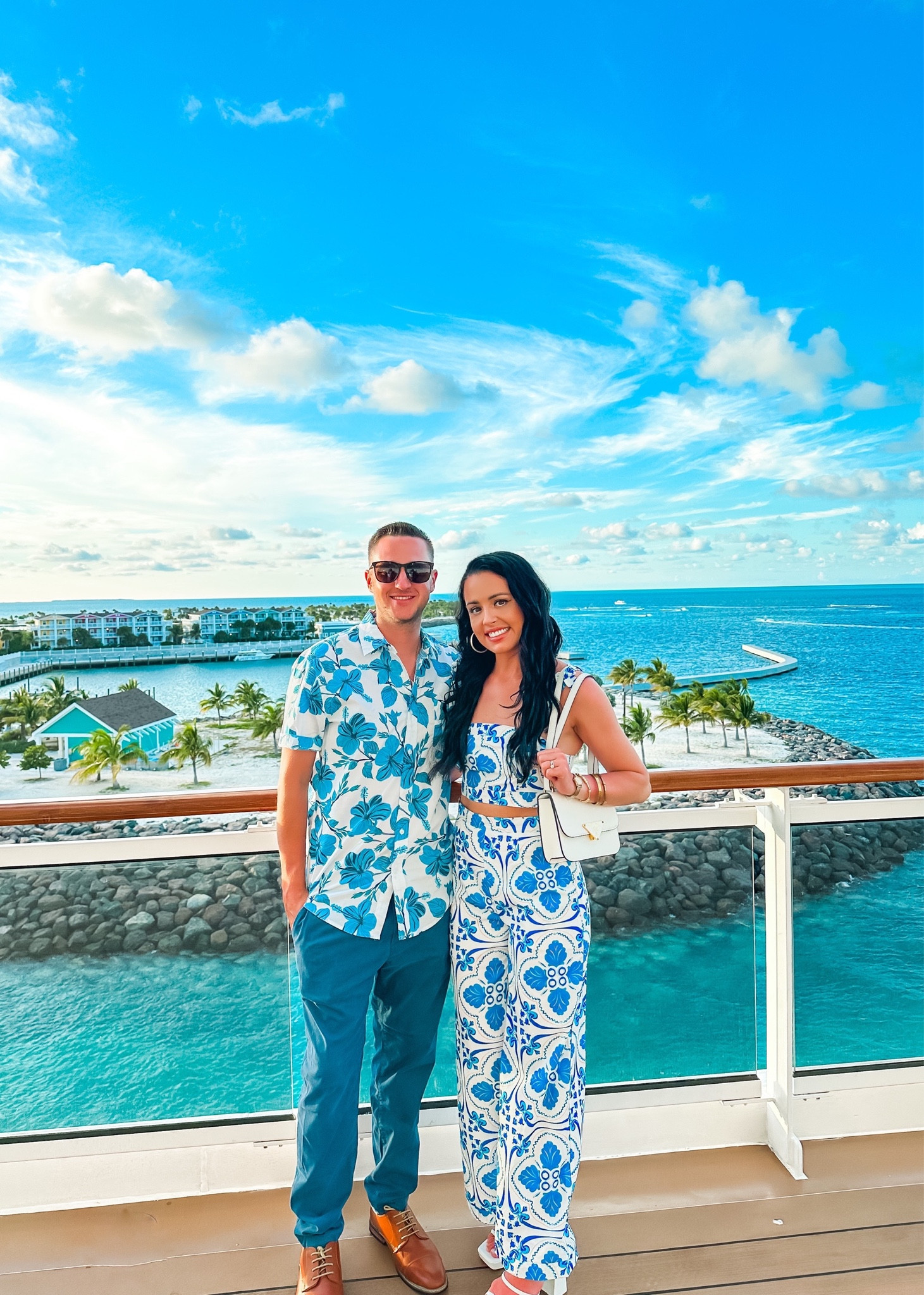 Under $45 amazon floral two piece pants set (small), under $30 amazon men’s Hawaiian shirt (large, multiple colors), under $45 amazon white heels (tts) the perfect summer look! #founditonamazon  

#LTKunder50 #LTKSeasonal #LTKmens