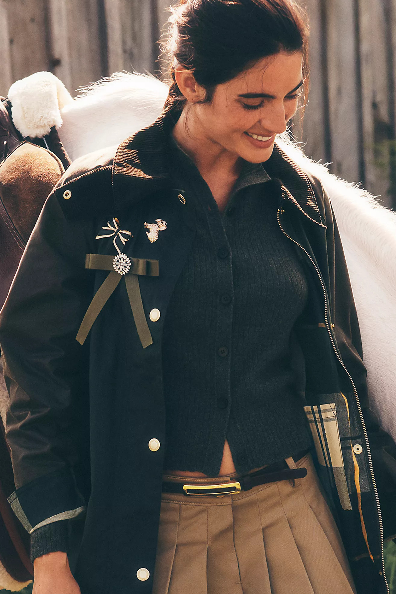 Rhinestone Bow Brooch | Anthropologie (US)