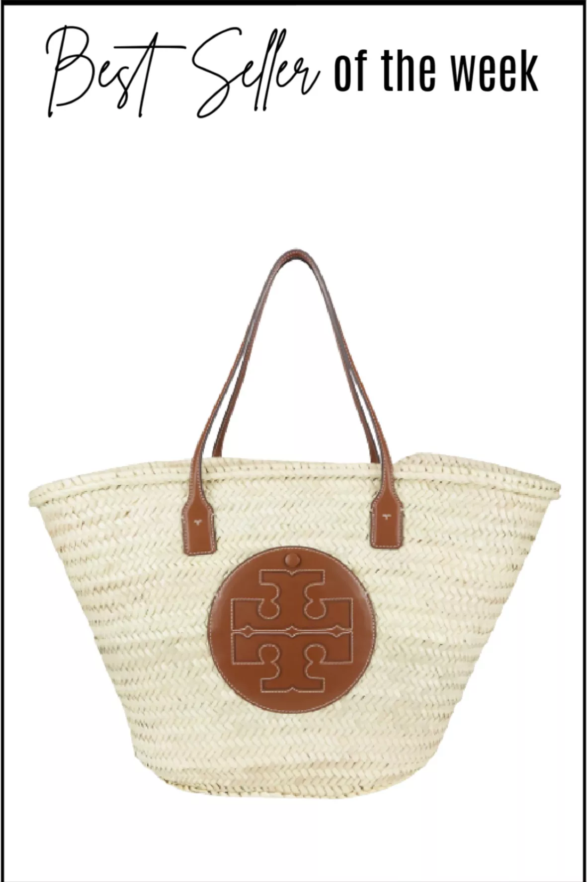 Tory Burch, Bags, Perfect Tory Burch Straw Tote For Summer