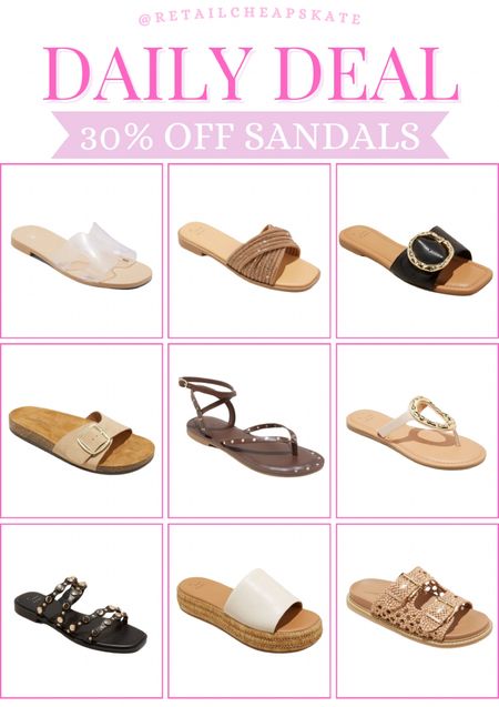 30% off Target sandals!

#LTKShoeCrush #LTKSaleAlert #LTKFindsUnder50