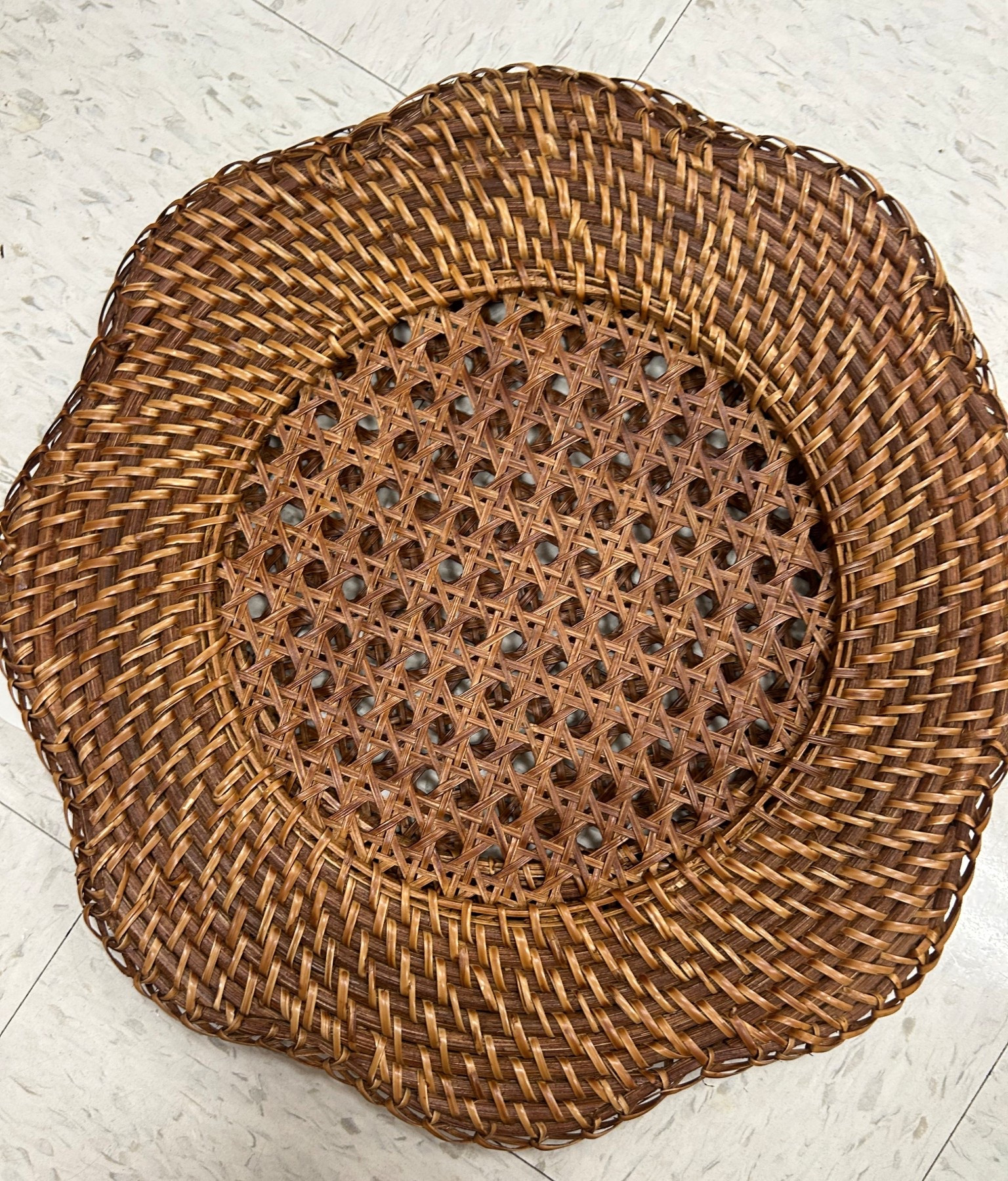 The prettiest placemat chargers. Perfect for porch dining outside in the summer.￼

#LTKSeasonal #LTKfoodie #LTKU