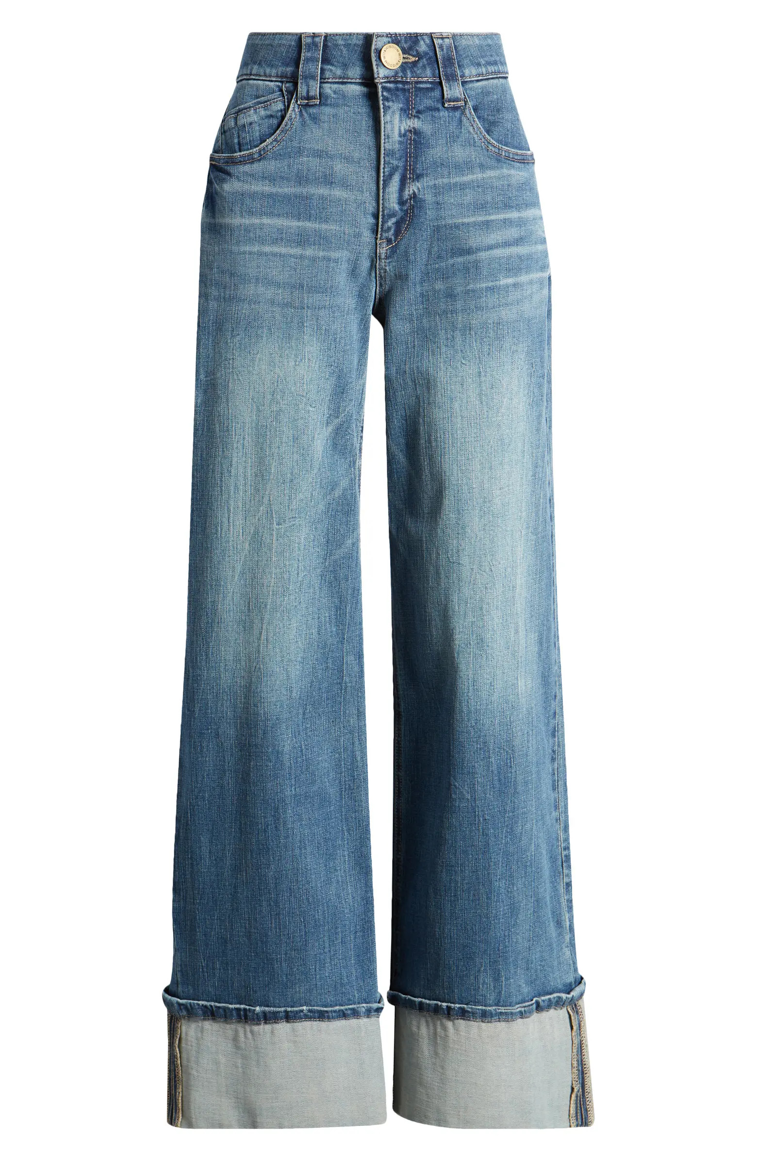 'Ab'Solution Skyrise Wide Leg Jeans | Nordstrom