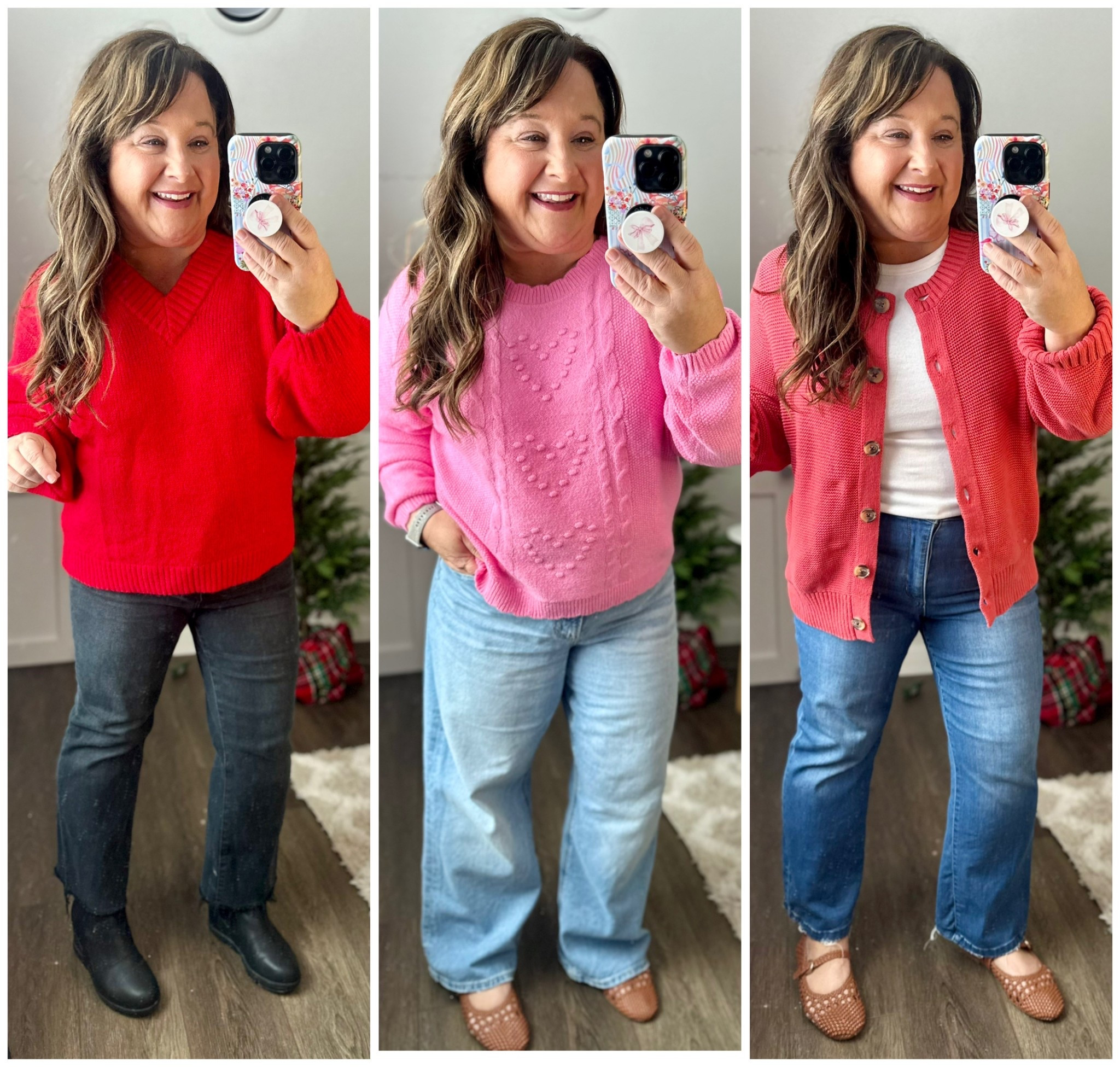 50% off! Grab three of my favorite new arrivals for 50% off right now, all run TTS! I am wearing an xl. 