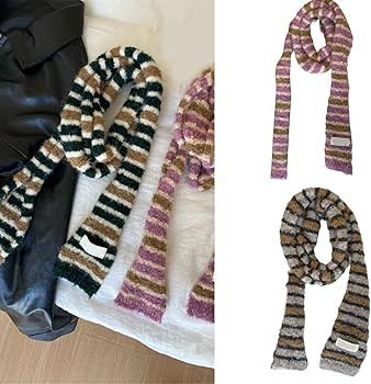 Knit Scarf for Women Long Skinny Belt Necktie Neck Scarf Girls Photo Props Long Neckerchief Skinn... | Amazon (US)
