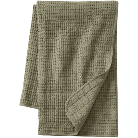 Waffle Weave Throw Blanket | Lands' End (US)