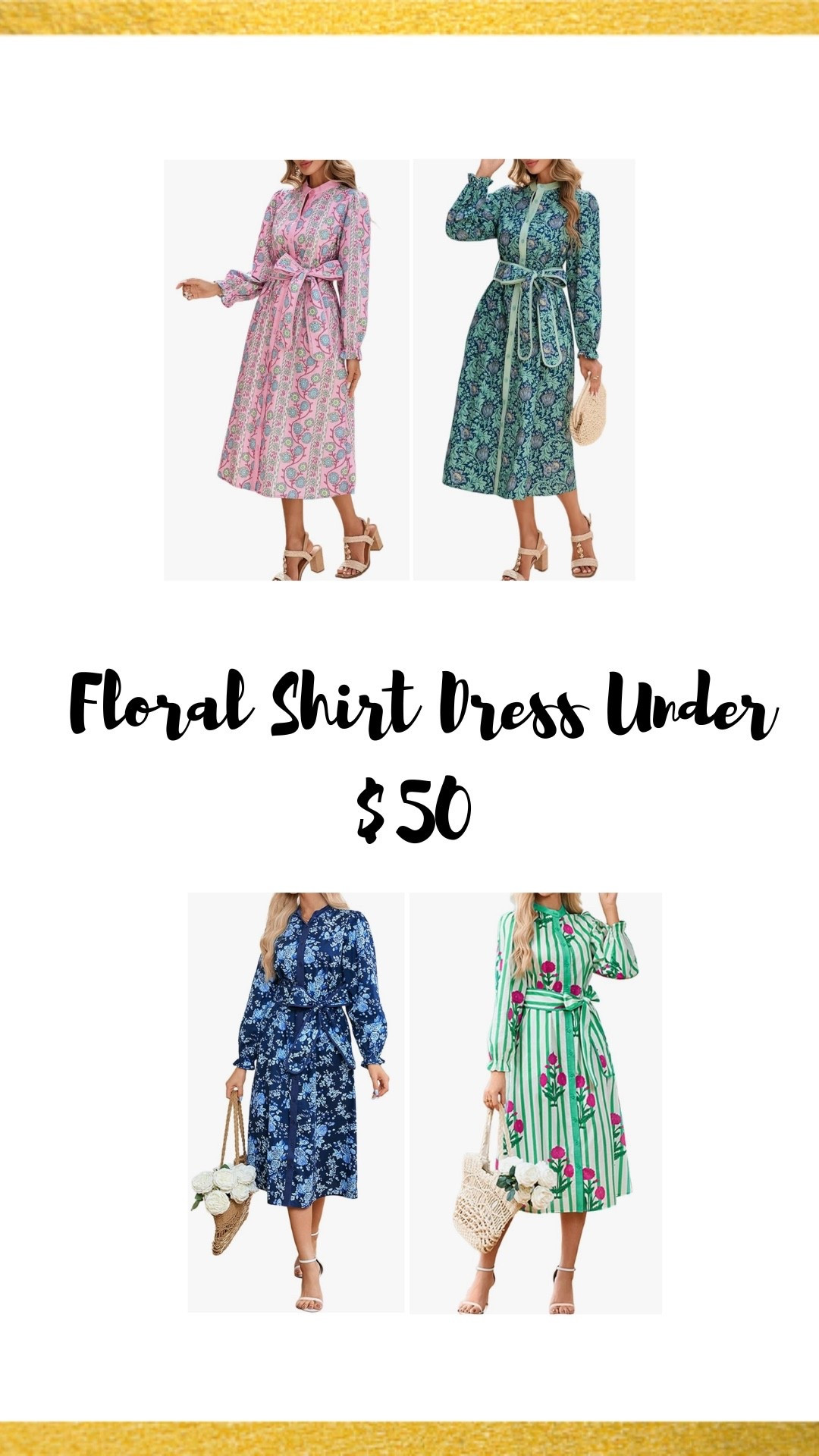 Deal Alert: Floral Shirt Dress under $50! Comes in 4 gorgeous prints 💗

Shirt dress • deal alert • fall dress • fall dresses • dresses for fall • dress for fall • shirt dresses

#LTKSaleAlert #LTKSeasonal #LTKWorkwear